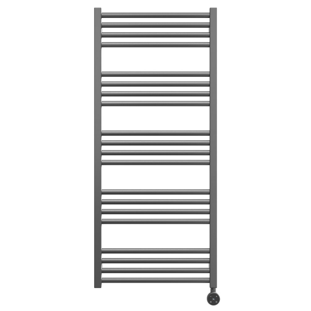 Cutout image of Crosswater MPRO Slate 480 x 1140mm All-Electric Towel Warmer